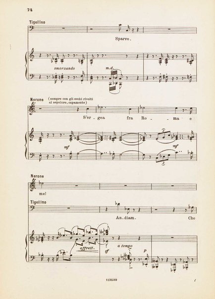 Nerone : tragedia in quattro atti / di Arrigo Boito ; riduzione per canto e pianoforte di Ferruccio Calusio