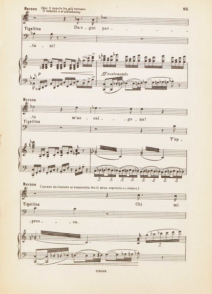 Nerone : tragedia in quattro atti / di Arrigo Boito ; riduzione per canto e pianoforte di Ferruccio Calusio