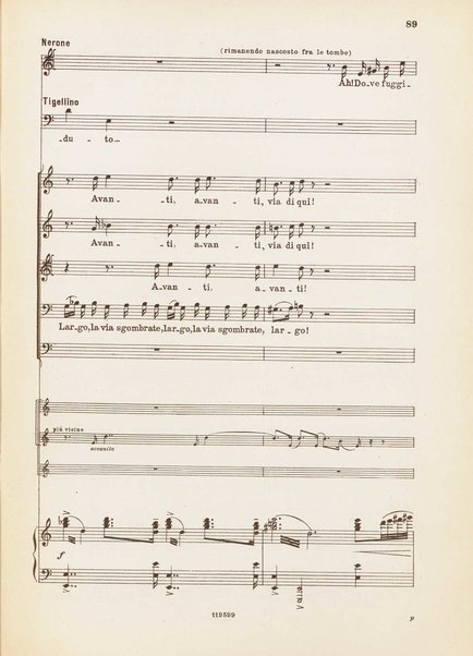 Nerone : tragedia in quattro atti / di Arrigo Boito ; riduzione per canto e pianoforte di Ferruccio Calusio