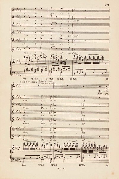 La dannazione di Faust : leggenda dramatica / musica di Ettore Berlioz ; adattamento scenico in cinque atti e dieci quadri di Raoul Gunsbourg ; partitura canto e pianoforte