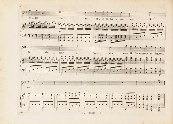 L' italiana in Algeri / melodramma giocoso in due atti di Angelo Anelli ; posto in musica da Gioachino Rossini ; riduzione per canto con accomp. di pianoforte di Luigi Truzzi