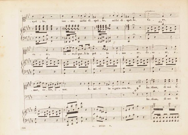 L' italiana in Algeri / melodramma giocoso in due atti di Angelo Anelli ; posto in musica da Gioachino Rossini ; riduzione per canto con accomp. di pianoforte di Luigi Truzzi