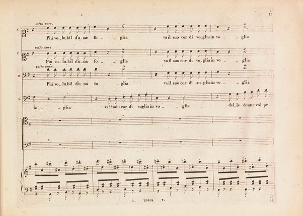 L' italiana in Algeri / melodramma giocoso in due atti di Angelo Anelli ; posto in musica da Gioachino Rossini ; riduzione per canto con accomp. di pianoforte di Luigi Truzzi