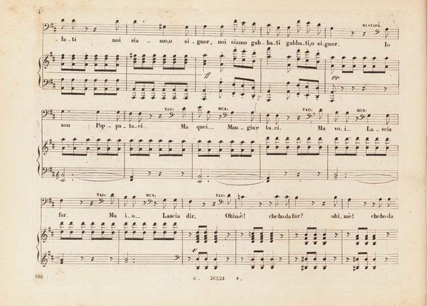 L' italiana in Algeri / melodramma giocoso in due atti di Angelo Anelli ; posto in musica da Gioachino Rossini ; riduzione per canto con accomp. di pianoforte di Luigi Truzzi