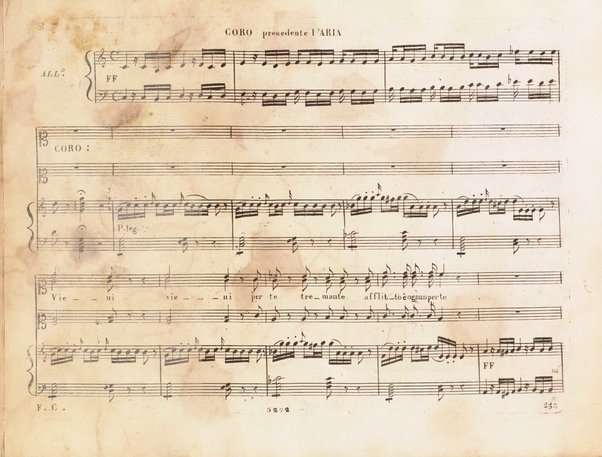 Bianca e Falliero o sia Il consiglio dei tre / composta per l'I.R. Teatro alla Scala dal celebre Rossini