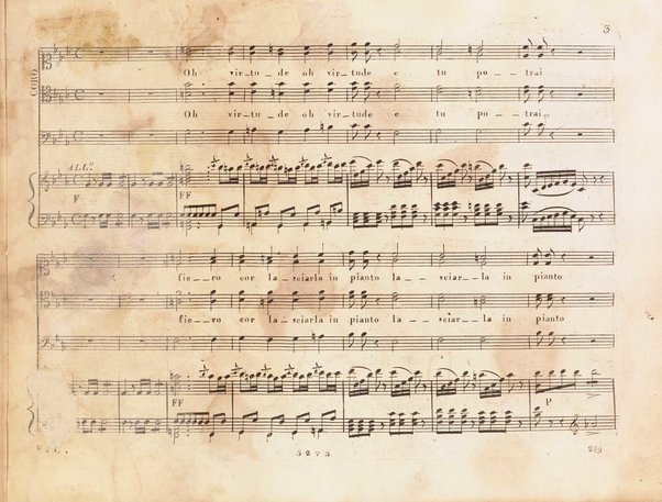 Bianca e Falliero o sia Il consiglio dei tre / composta per l'I.R. Teatro alla Scala dal celebre Rossini