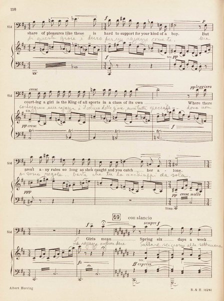 Albert Herring : a comic opera in three acts / Libretto freely adapted from a short story of Guy de Maupassant by Eric Crozier ; music by Benjamin Britten, op. 39