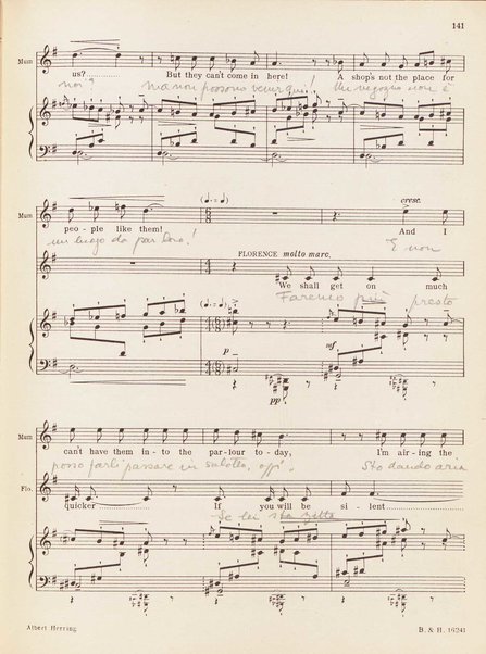 Albert Herring : a comic opera in three acts / Libretto freely adapted from a short story of Guy de Maupassant by Eric Crozier ; music by Benjamin Britten, op. 39