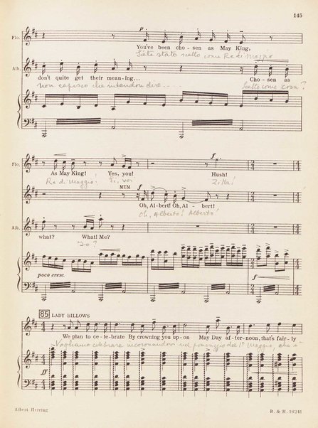 Albert Herring : a comic opera in three acts / Libretto freely adapted from a short story of Guy de Maupassant by Eric Crozier ; music by Benjamin Britten, op. 39