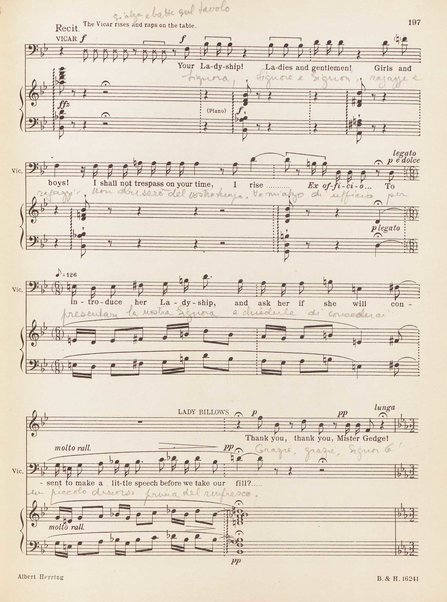 Albert Herring : a comic opera in three acts / Libretto freely adapted from a short story of Guy de Maupassant by Eric Crozier ; music by Benjamin Britten, op. 39