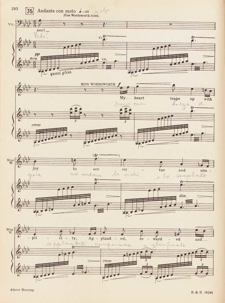 Albert Herring : a comic opera in three acts / Libretto freely adapted from a short story of Guy de Maupassant by Eric Crozier ; music by Benjamin Britten, op. 39