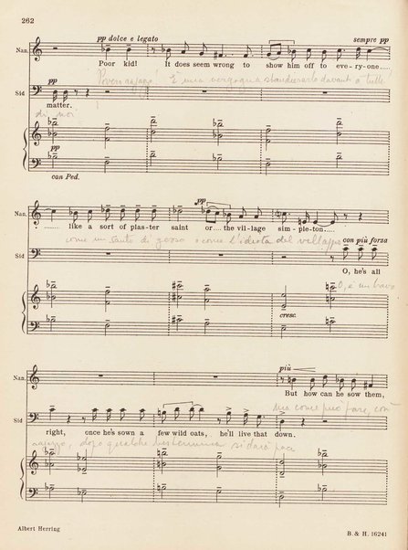 Albert Herring : a comic opera in three acts / Libretto freely adapted from a short story of Guy de Maupassant by Eric Crozier ; music by Benjamin Britten, op. 39