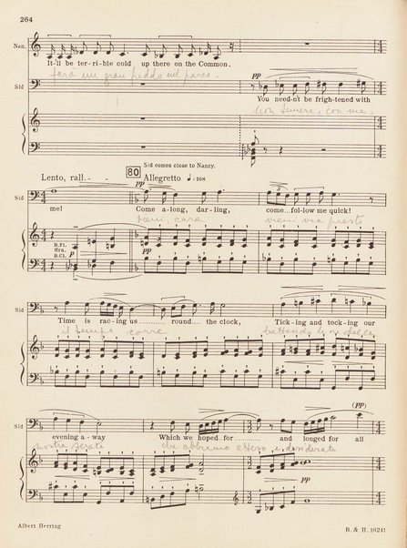 Albert Herring : a comic opera in three acts / Libretto freely adapted from a short story of Guy de Maupassant by Eric Crozier ; music by Benjamin Britten, op. 39