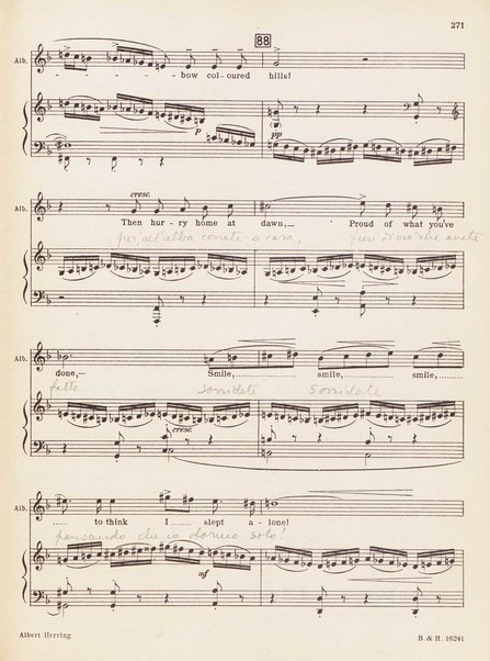 Albert Herring : a comic opera in three acts / Libretto freely adapted from a short story of Guy de Maupassant by Eric Crozier ; music by Benjamin Britten, op. 39