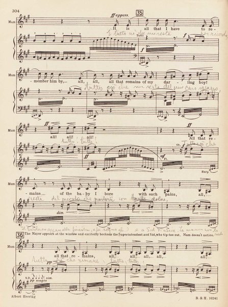 Albert Herring : a comic opera in three acts / Libretto freely adapted from a short story of Guy de Maupassant by Eric Crozier ; music by Benjamin Britten, op. 39