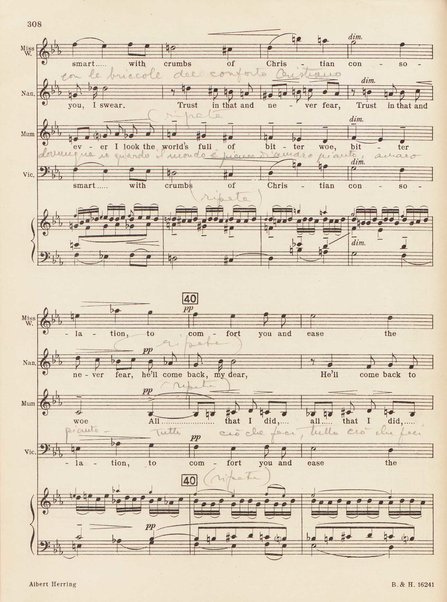 Albert Herring : a comic opera in three acts / Libretto freely adapted from a short story of Guy de Maupassant by Eric Crozier ; music by Benjamin Britten, op. 39