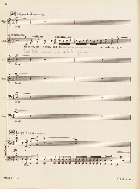 Albert Herring : a comic opera in three acts / Libretto freely adapted from a short story of Guy de Maupassant by Eric Crozier ; music by Benjamin Britten, op. 39