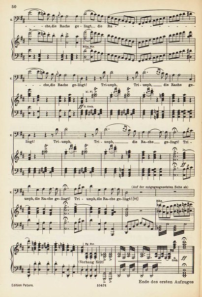 Der Freischütz : romantische Oper in drei Aufzügen / von C.M.von Weber ; herausgegeben von Kurt Soldan