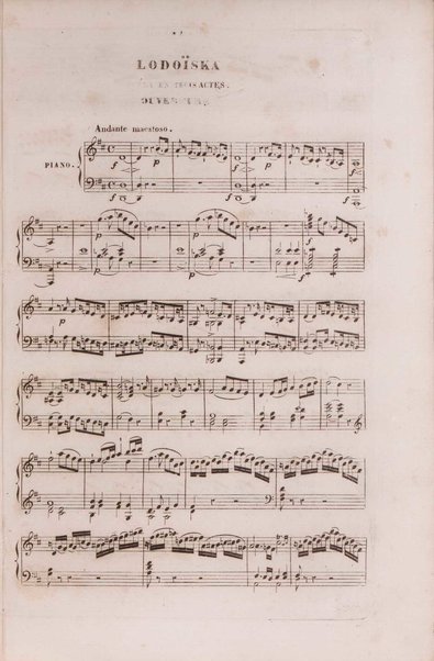 Lodoïska : Opéra en 3 actes / Paroles de Fillette Lovaux ; musique de Cherubini