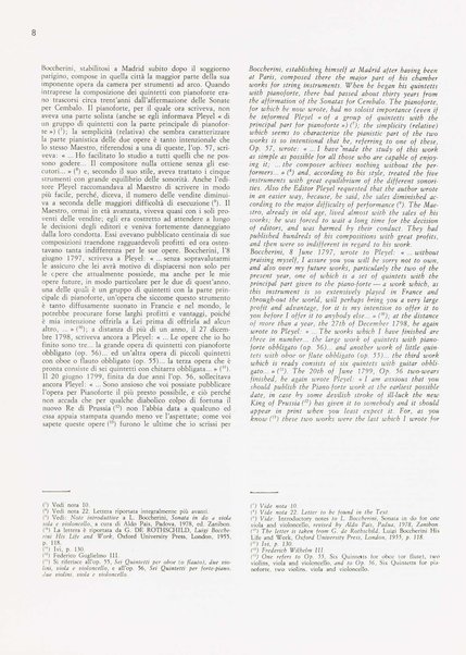 Sei quintetti per pianoforte, due violini, viola e violoncello op. 57 : opera grande : 1799 : G. 413 - 414 - 415 - 416 - 417 - 418 / Luigi Boccherini ; edizione a cura di Aldo Pais