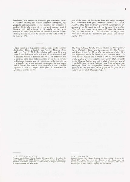 Sei quintetti per pianoforte, due violini, viola e violoncello op. 57 : opera grande : 1799 : G. 413 - 414 - 415 - 416 - 417 - 418 / Luigi Boccherini ; edizione a cura di Aldo Pais