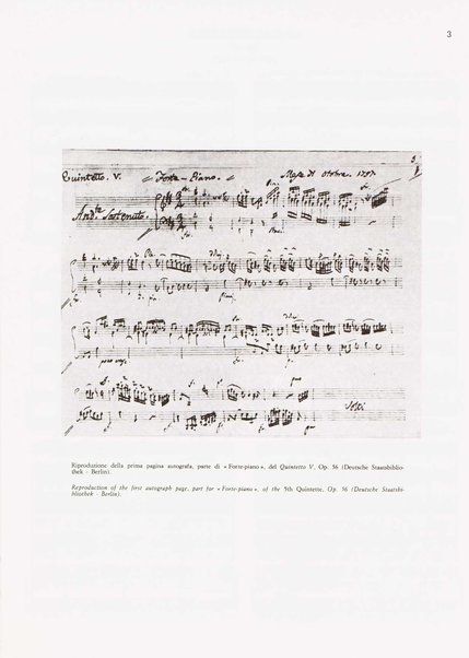 Sei quintetti per pianoforte, due violini, viola e violoncello op. 57 : opera grande : 1799 : G. 413 - 414 - 415 - 416 - 417 - 418 / Luigi Boccherini ; edizione a cura di Aldo Pais