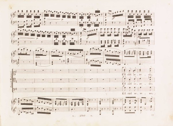 Guglielmo Tell : Melodramma tragico in 4 atti di Jouy ed Ippolito Bis / fatto italiano da Calisto Bassi ; posto in musica da Gioachino Rossini ; riduzione per canto con accomp. di pianoforte
