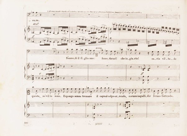 Guglielmo Tell : Melodramma tragico in 4 atti di Jouy ed Ippolito Bis / fatto italiano da Calisto Bassi ; posto in musica da Gioachino Rossini ; riduzione per canto con accomp. di pianoforte