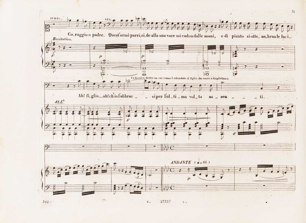 Guglielmo Tell : Melodramma tragico in 4 atti di Jouy ed Ippolito Bis / fatto italiano da Calisto Bassi ; posto in musica da Gioachino Rossini ; riduzione per canto con accomp. di pianoforte