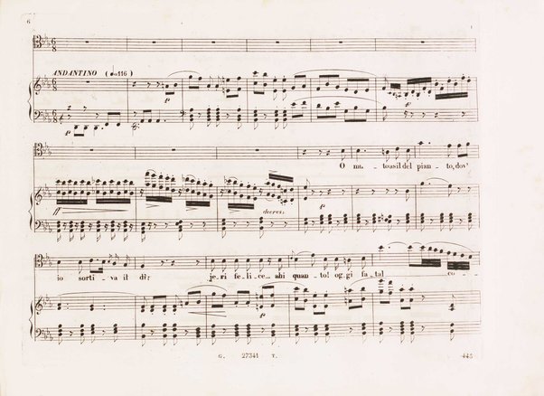 Guglielmo Tell : Melodramma tragico in 4 atti di Jouy ed Ippolito Bis / fatto italiano da Calisto Bassi ; posto in musica da Gioachino Rossini ; riduzione per canto con accomp. di pianoforte