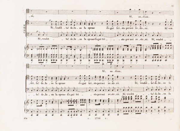 Guglielmo Tell : Melodramma tragico in 4 atti di Jouy ed Ippolito Bis / fatto italiano da Calisto Bassi ; posto in musica da Gioachino Rossini ; riduzione per canto con accomp. di pianoforte
