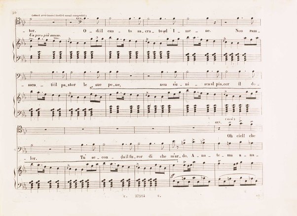 Guglielmo Tell : Melodramma tragico in 4 atti di Jouy ed Ippolito Bis / fatto italiano da Calisto Bassi ; posto in musica da Gioachino Rossini ; riduzione per canto con accomp. di pianoforte