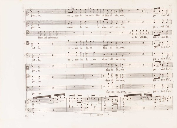 Guglielmo Tell : Melodramma tragico in 4 atti di Jouy ed Ippolito Bis / fatto italiano da Calisto Bassi ; posto in musica da Gioachino Rossini ; riduzione per canto con accomp. di pianoforte