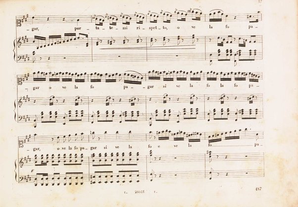 Matilde di Shabran : ossia Bellezza e cuor di ferro : Melodramma giocoso in due atti / di Giacomo Ferretti ; posto in musica da Gioachino Rossini