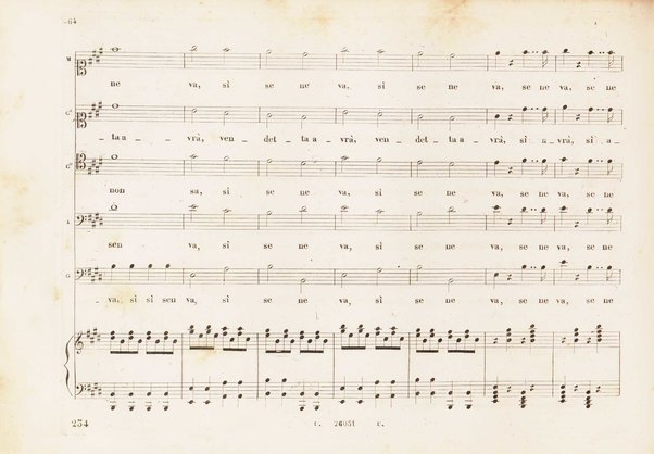 Matilde di Shabran : ossia Bellezza e cuor di ferro : Melodramma giocoso in due atti / di Giacomo Ferretti ; posto in musica da Gioachino Rossini