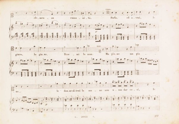 Matilde di Shabran : ossia Bellezza e cuor di ferro : Melodramma giocoso in due atti / di Giacomo Ferretti ; posto in musica da Gioachino Rossini