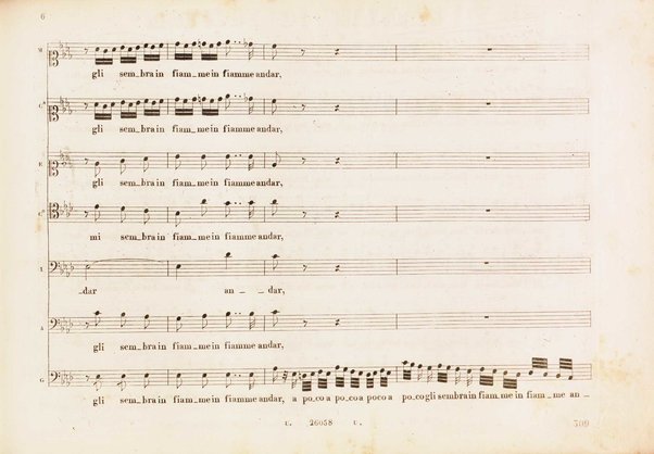 Matilde di Shabran : ossia Bellezza e cuor di ferro : Melodramma giocoso in due atti / di Giacomo Ferretti ; posto in musica da Gioachino Rossini