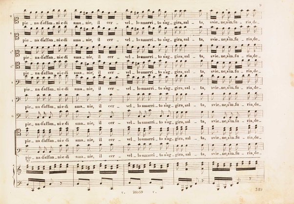 Matilde di Shabran : ossia Bellezza e cuor di ferro : Melodramma giocoso in due atti / di Giacomo Ferretti ; posto in musica da Gioachino Rossini