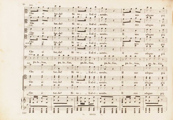 Matilde di Shabran : ossia Bellezza e cuor di ferro : Melodramma giocoso in due atti / di Giacomo Ferretti ; posto in musica da Gioachino Rossini