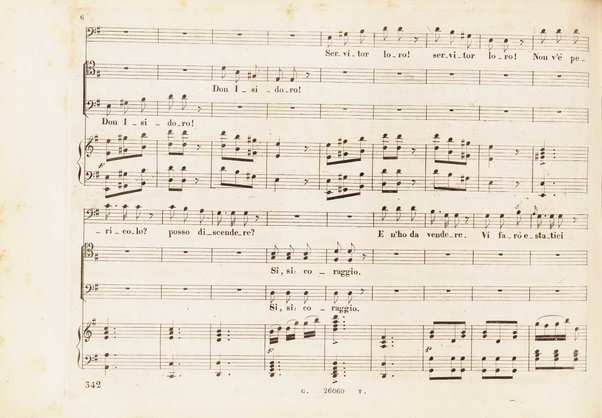 Matilde di Shabran : ossia Bellezza e cuor di ferro : Melodramma giocoso in due atti / di Giacomo Ferretti ; posto in musica da Gioachino Rossini