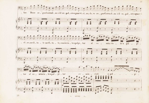 Matilde di Shabran : ossia Bellezza e cuor di ferro : Melodramma giocoso in due atti / di Giacomo Ferretti ; posto in musica da Gioachino Rossini