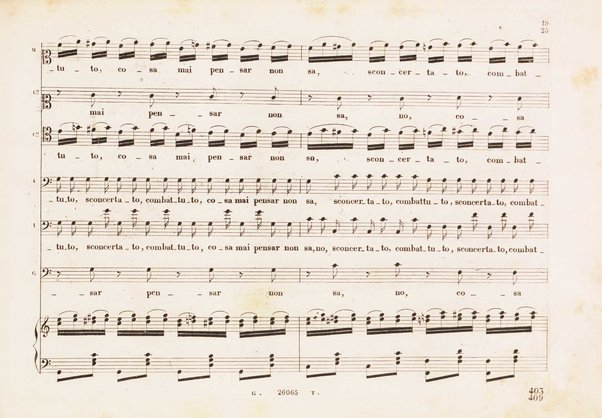 Matilde di Shabran : ossia Bellezza e cuor di ferro : Melodramma giocoso in due atti / di Giacomo Ferretti ; posto in musica da Gioachino Rossini