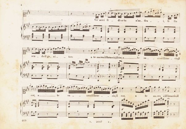 Matilde di Shabran : ossia Bellezza e cuor di ferro : Melodramma giocoso in due atti / di Giacomo Ferretti ; posto in musica da Gioachino Rossini