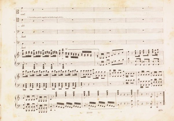 Matilde di Shabran : ossia Bellezza e cuor di ferro : Melodramma giocoso in due atti / di Giacomo Ferretti ; posto in musica da Gioachino Rossini