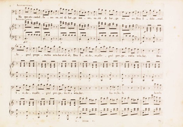 Matilde di Shabran : ossia Bellezza e cuor di ferro : Melodramma giocoso in due atti / di Giacomo Ferretti ; posto in musica da Gioachino Rossini