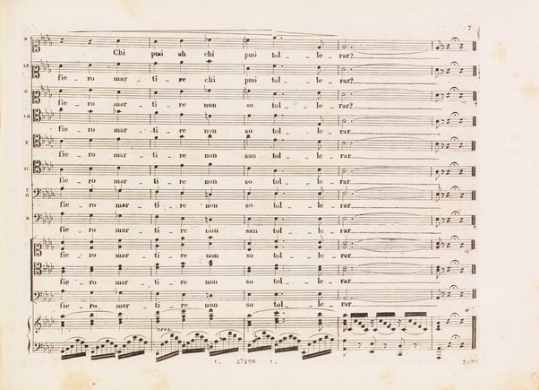 Mosè : melodramma sacro in quattro atti di Jouy, fatto italiano da Calisto Bassi / posto in musica da Gioachino Rossini ; riduzione per canto e pianoforte di A. Truzzi