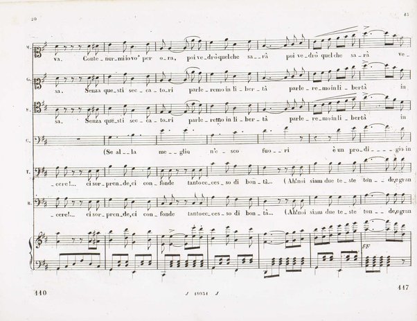 Il finto Stanislao / Melodramma giocoso in due atti di Felice Romani ; posto in musica dal maestro Giuseppe Verdi ; Riduzione per canto con accompagnamento di pianoforte dei maestri L. Truzzi, A. Rajneri e C. Dominiceti