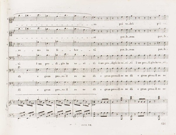 Il finto Stanislao / Melodramma giocoso in due atti di Felice Romani ; posto in musica dal maestro Giuseppe Verdi ; Riduzione per canto con accompagnamento di pianoforte dei maestri L. Truzzi, A. Rajneri e C. Dominiceti