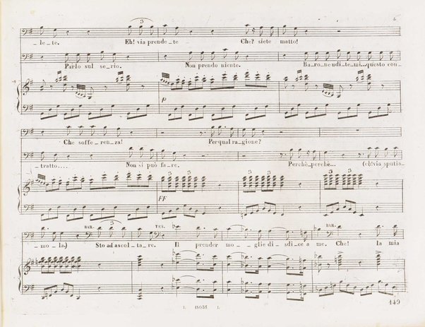 Il finto Stanislao / Melodramma giocoso in due atti di Felice Romani ; posto in musica dal maestro Giuseppe Verdi ; Riduzione per canto con accompagnamento di pianoforte dei maestri L. Truzzi, A. Rajneri e C. Dominiceti