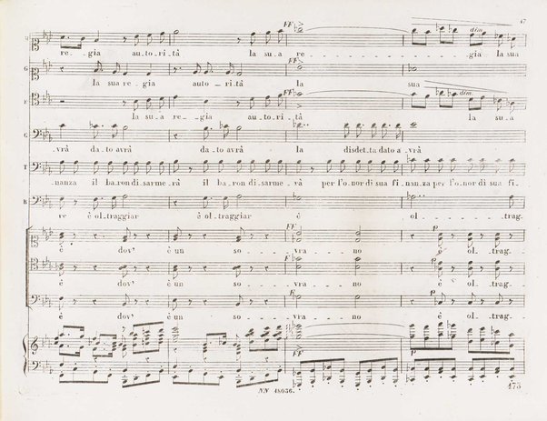 Il finto Stanislao / Melodramma giocoso in due atti di Felice Romani ; posto in musica dal maestro Giuseppe Verdi ; Riduzione per canto con accompagnamento di pianoforte dei maestri L. Truzzi, A. Rajneri e C. Dominiceti